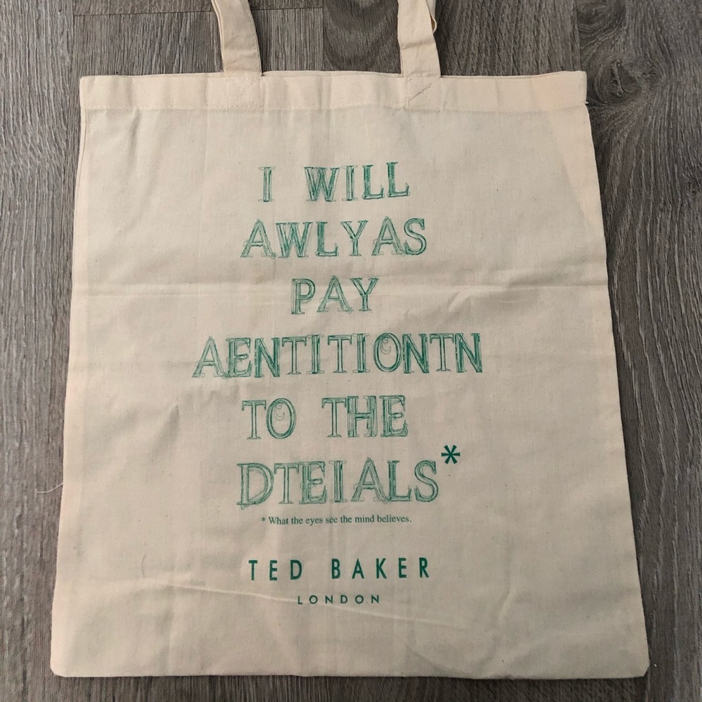 Ted Baker reusable tote - new - Picture 1 of 3